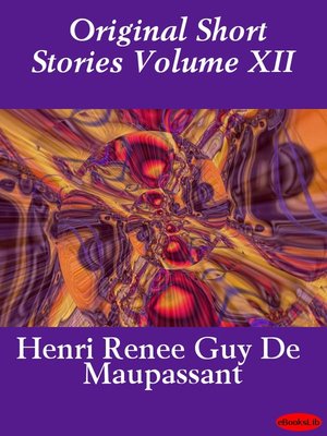 cover image of Original Short Stories, Volume XII